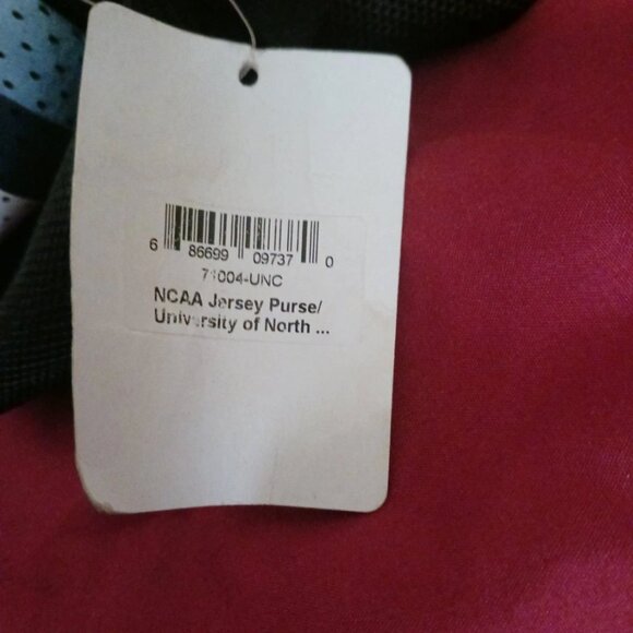 Licenced NCAA Tar Heels Womans Blue Shoulder Bag with Tag - Picture 4 of 8